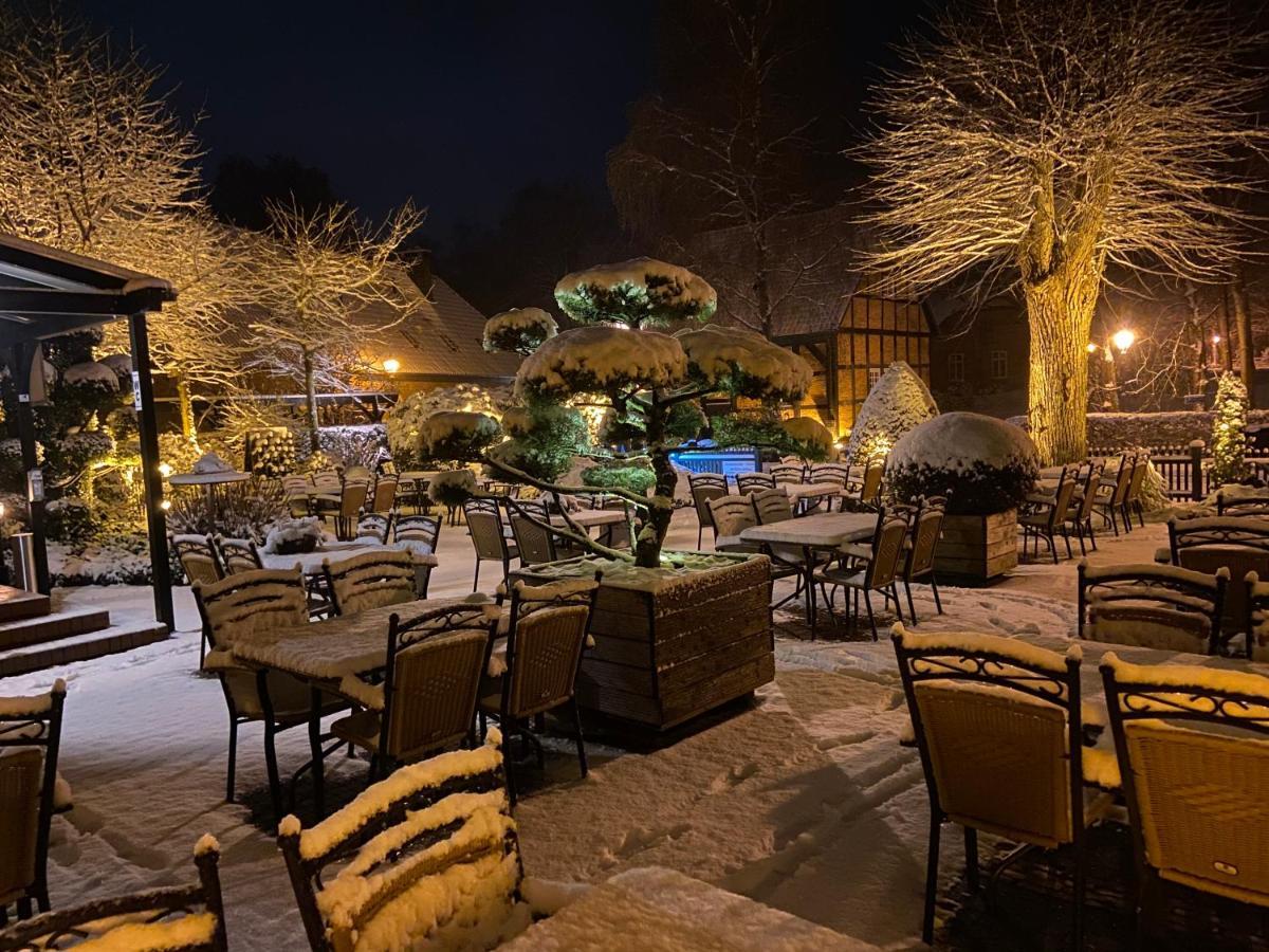 Klosterschanke Hude Hotel Ferienwohnungen Restaurant Cafe Exterior photo